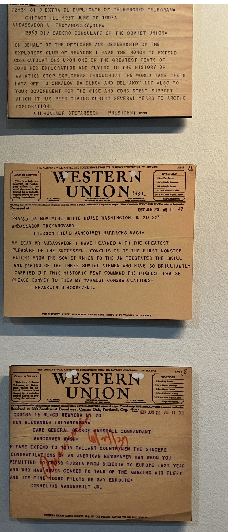 Western Union Telegraphs, June 1937